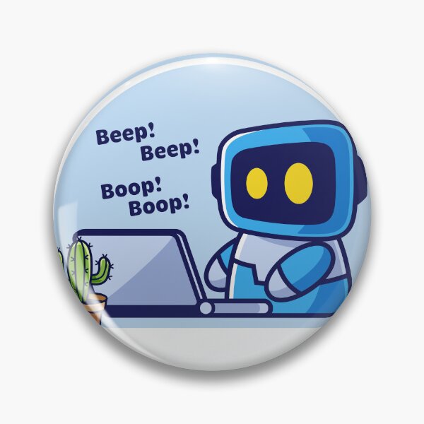 Item preview, I make computer go... beep! beep! boop! boop! cute robot designed and sold by Code  Monkeys.