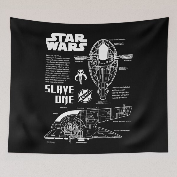 Item preview,  Slave One Ship Schematic  designed and sold by JolenPyond.