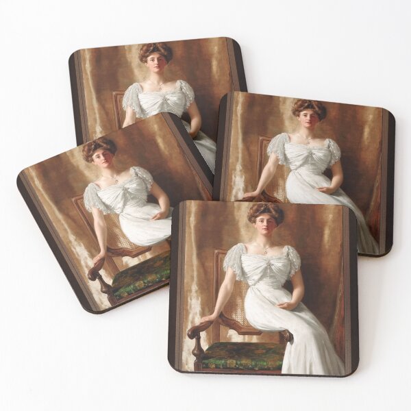 Item preview, Portrait of The Hon. Mrs Harold Ritchie by John Collier Remastered Xzendor7 Classical Art Old Masters Reproductions designed and sold by Xzendor7 Digital Art Creations.
