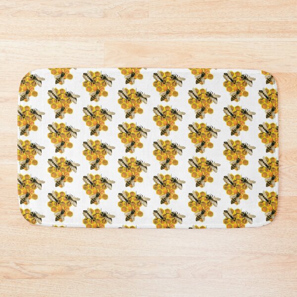 Item preview, bees on honeycomb designed and sold by BabbanGaelg.