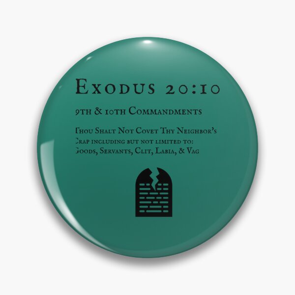 Item preview, Bible 4 Exodus 2010 Commandments, Wife_s Vagina - Black   designed and sold by QuynhTrangBeo.