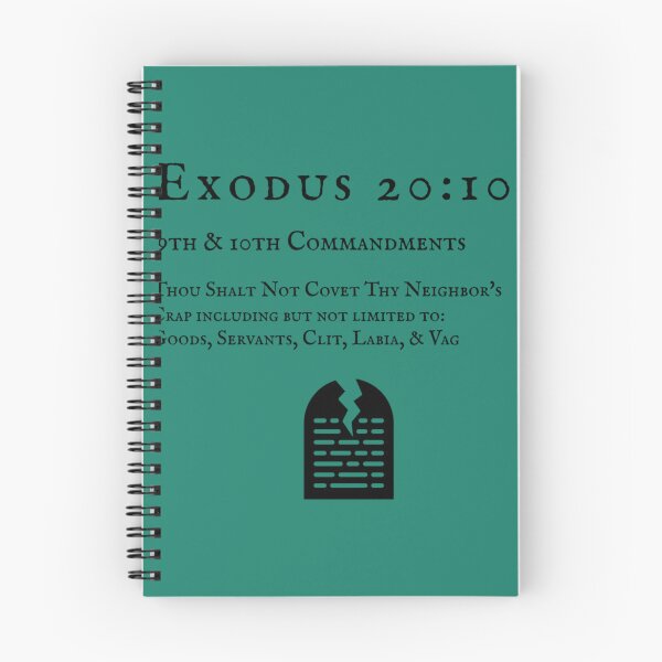 Item preview, Bible 4 Exodus 2010 Commandments, Wife_s Vagina - Black   designed and sold by QuynhTrangBeo.