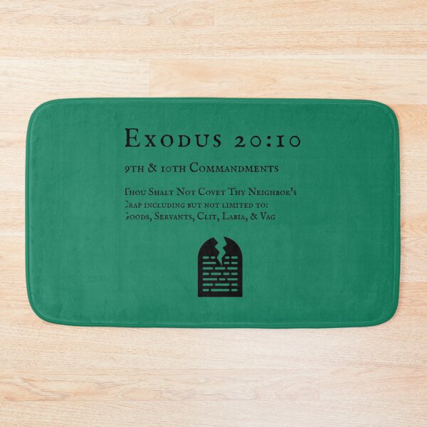 Item preview, Bible 4 Exodus 2010 Commandments, Wife_s Vagina - Black   designed and sold by QuynhTrangBeo.