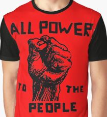 Alle Macht an die Menschen Grafik T-Shirt