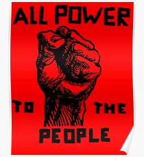 ALL POWER TO THE PEOPLE Poster