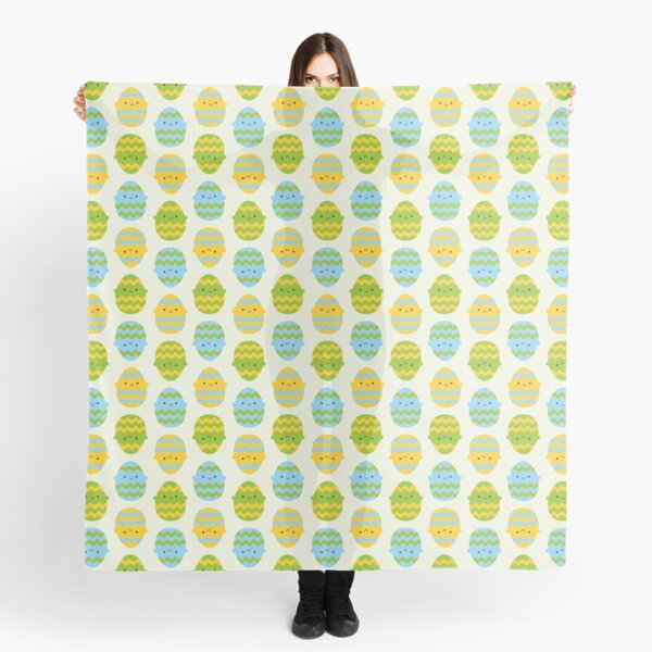 Kawaii Easter Eggs Scarf