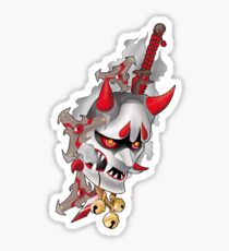 Oni tattoo Sticker