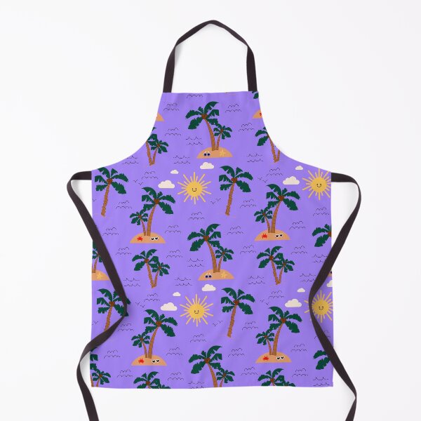 Item preview, Sunshine and island pattern designed and sold by IlustraDeni.