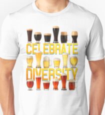 Celebrate Beer Diversity shirt Unisex T-Shirt