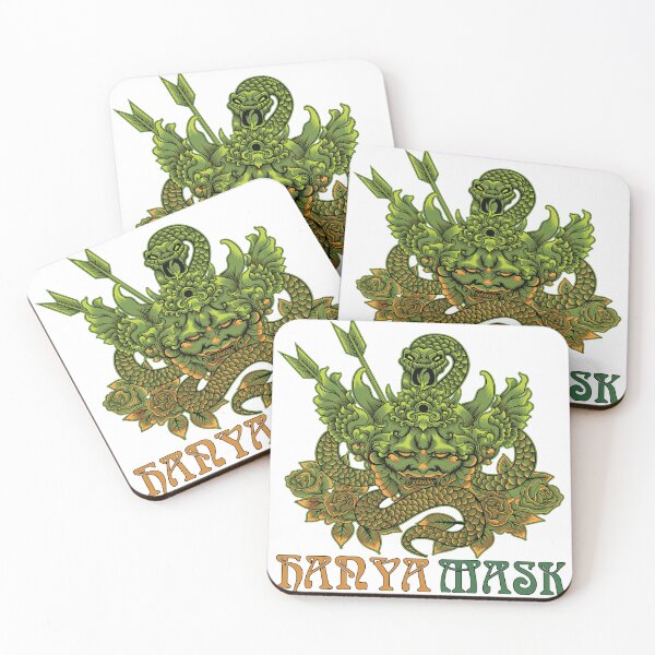 Item preview, Hanya Mask Green Serpent designed and sold by Marvs29.
