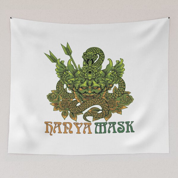 Item preview, Hanya Mask Green Serpent designed and sold by Marvs29.