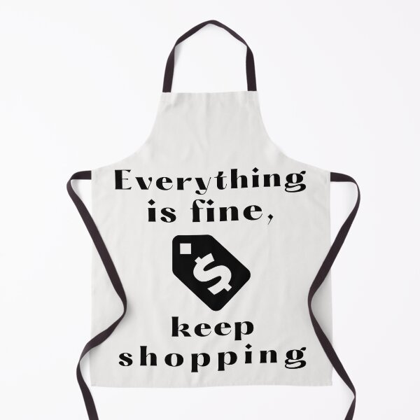 Item preview, Anti Consumerism - Everything Is Fine, Keep Shopping designed and sold by Hic21.