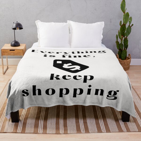 Item preview, Anti Consumerism - Everything Is Fine, Keep Shopping designed and sold by Hic21.