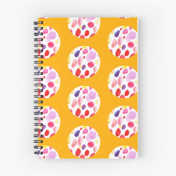 Item preview, Orange circle and dots design | aquarelle dots and circles designed and sold by lausn.