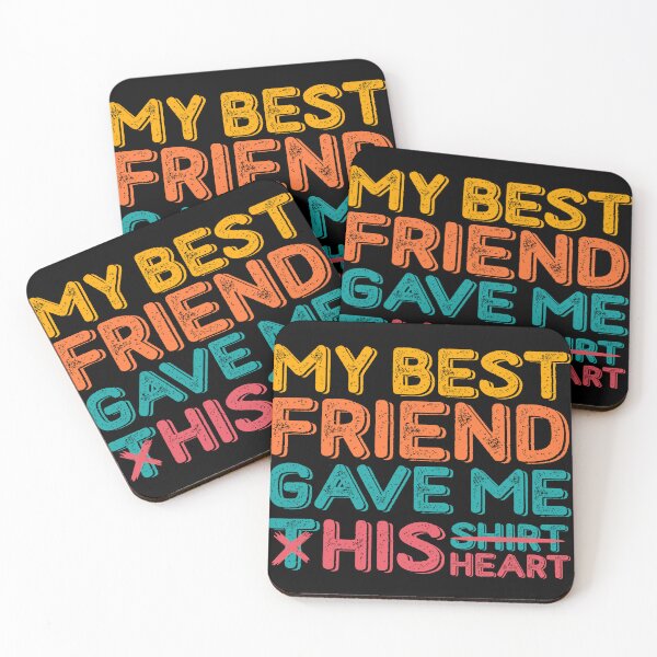 Item preview, My Best Friend Gave me This Shirt friendship Endless  Friendship forever Art Soft Happy Life Apparel Essential Motivation Inspiration Joy Mood designed and sold by DesignByHeartUK.