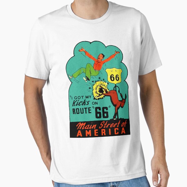 Item preview, Route 66 Main Street of America Vintage Travel Decal  designed and sold by GuesdionH712.