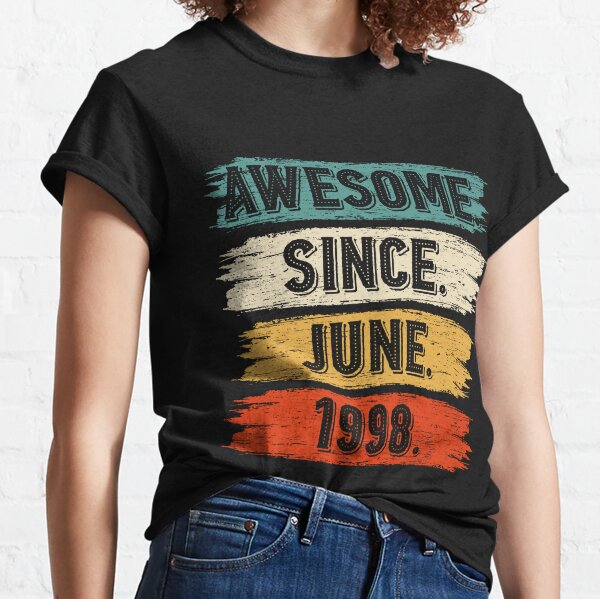 Vintage 1998 24th New York Birthday 24 Years Old T-Shirt