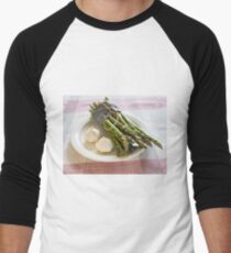 Asparagus and Garlic Men's Baseball ¾ T-Shirt