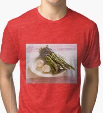 Asparagus and Garlic Tri-blend T-Shirt