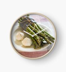 Asparagus and Garlic Clock