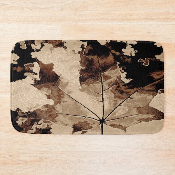 Item preview, Maple leaf with platinum gold color designed and sold by SulkaCreative.