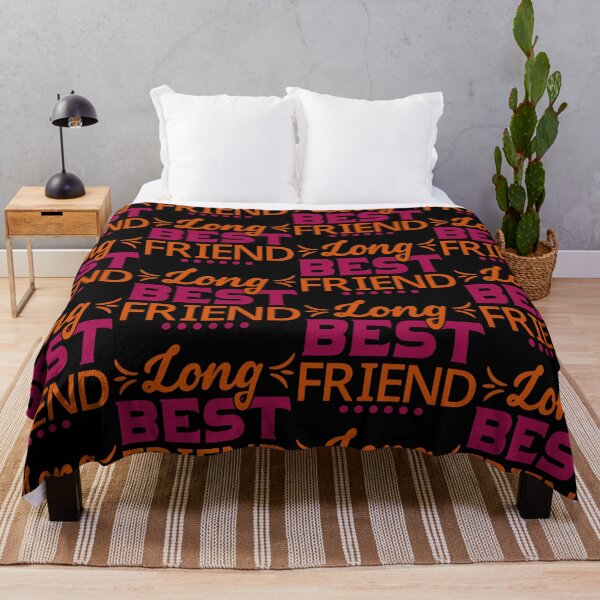 Item preview, Long Best Friends Forever Endless Friendship forever Art Soft Happy Life Apparel Essential Motivation Inspiration Joy Mood designed and sold by DesignByHeartUK.