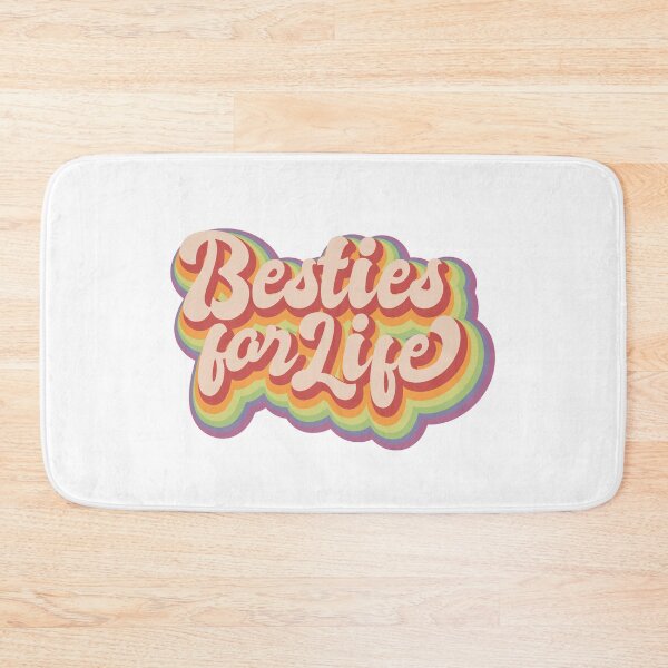 Item preview, Besties for Life Best Friends Forever Endless  Friendship forever Art Soft Happy Life Apparel Essential Motivation Inspiration Joy Mood designed and sold by DesignByHeartUK.