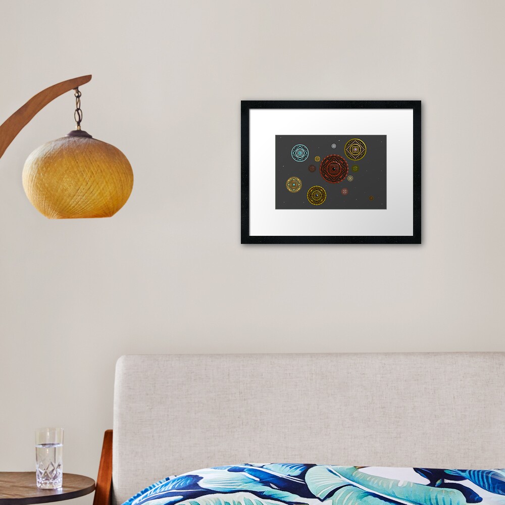 The Zodiac Framed Art Print