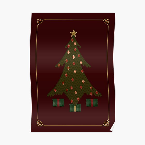 Quilted Christmas Poster