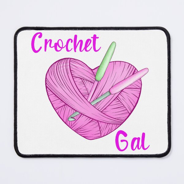 Item preview, Crochet Gal,  Crochet GIfts, Crochet Hook And Skein, Ball, Of Yarn designed and sold by CasaDiLavanda.