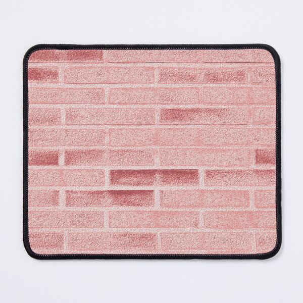 Item preview, Brick wall metallic pink pattern designed and sold by SulkaCreative.