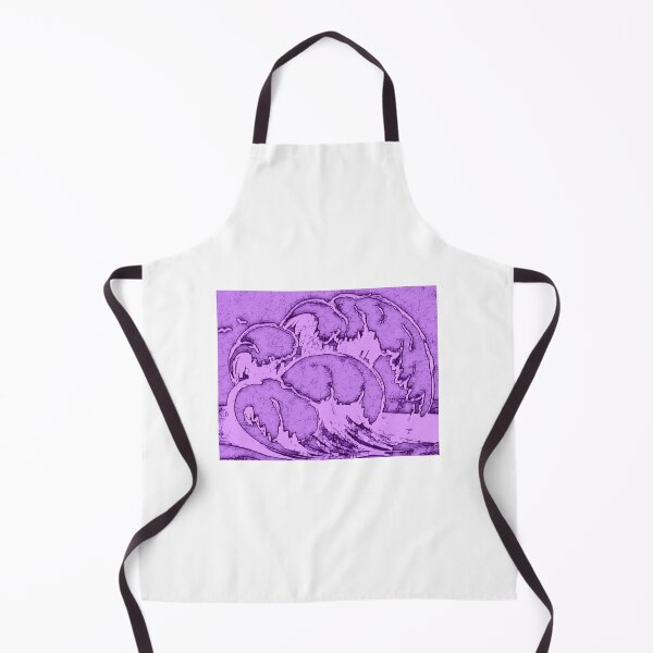 Item preview, Ocean wave, edited drawing, violet designed and sold by MariDaniArt.