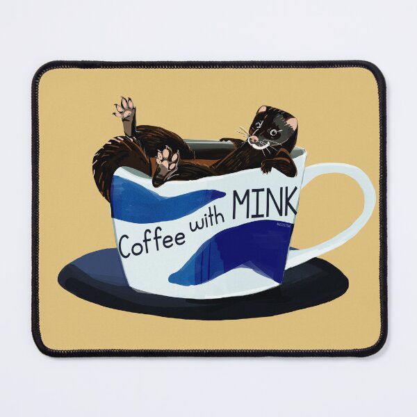 Item preview, Coffee with Mink designed and sold by belettelepink.