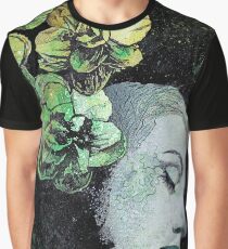 Obey Me (flower girl portrait, spray paint graffiti painting) Graphic T-Shirt