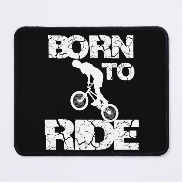 Item preview, born to ride bmx race bike cyclist ride designed and sold by la-petite-folie.
