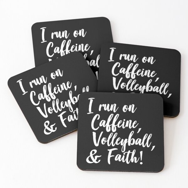 Item preview, I Run On Caffeine Volleyball And Faith Team Jesus Gift Classic T-Shirt designed and sold by ayeshadanaqws.