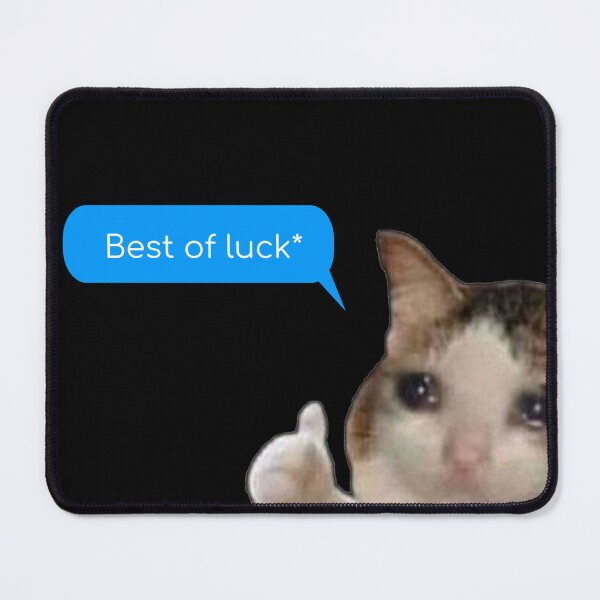 Item preview, Best of luck funny cat designed and sold by Yoko Meoko.