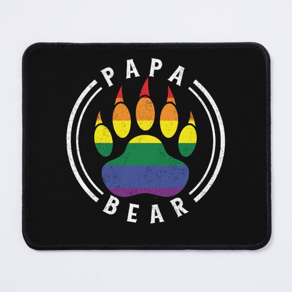Item preview, Proud Papa, Rainbow Bear Paw Father's Day Graphic designed and sold by Holiday-Art.