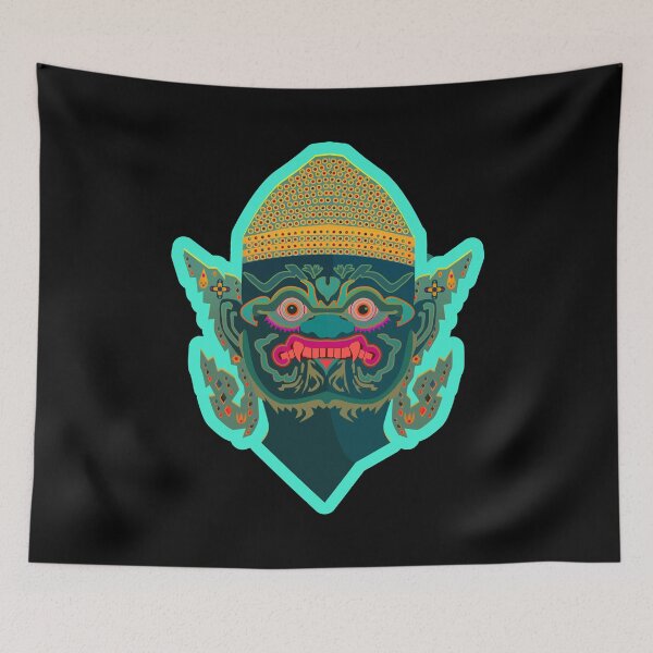 Item preview, Yak - temple guard demons from Thailand and the Far Eastern culture. designed and sold by Boogosh.
