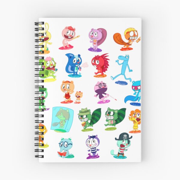 Item preview, Happy Tree Friends Characters Flippy Giggles Petunia Handy Toothy Stickers - Unique designed and sold by ElPatron258366.