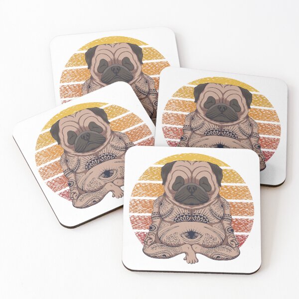 Item preview, dog meditating after stepping on a bee designed and sold by gangglamour.
