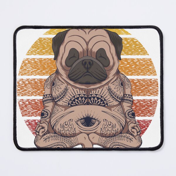 Item preview, dog meditating after stepping on a bee designed and sold by gangglamour.