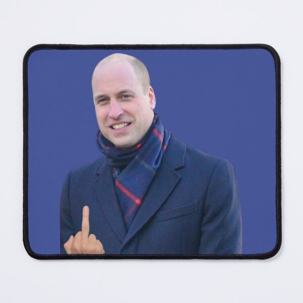 Item preview, Prince William Middle Finger Funny Platinum Jubilee Sticker designed and sold by Teetans.