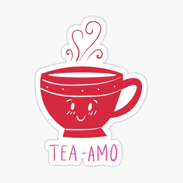 "TEAAMO" Sticker for Sale by ADAMbhini Redbubble