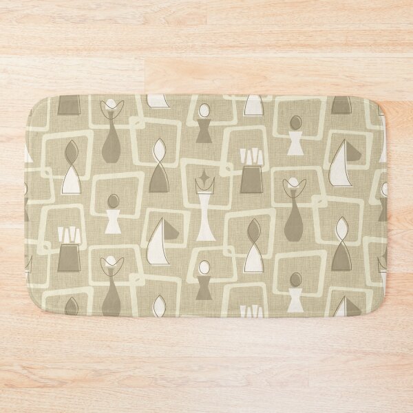 Item preview, Mid Century Chess - Beige - Neutral designed and sold by miavaldez.