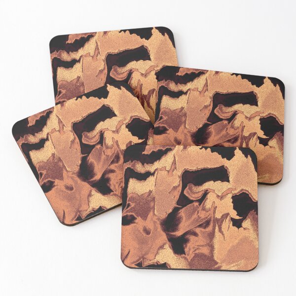 Item preview, Wild copper curves designed and sold by SulkaCreative.