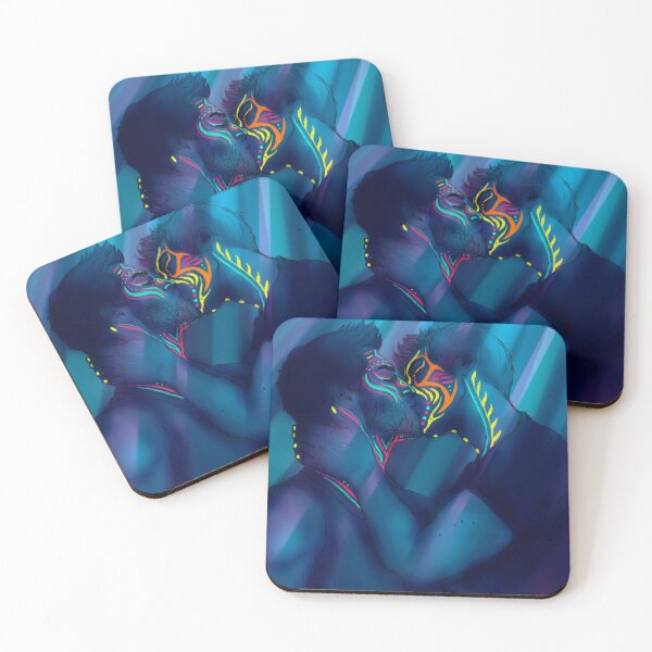 Item preview, Neon Party Print designed and sold by Benaya-Trash.