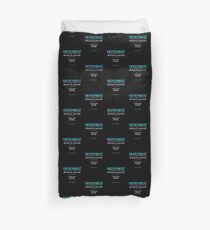 "Remember, always be yourself. Unless you suck." (Joss Whedon) - Dark Duvet Cover