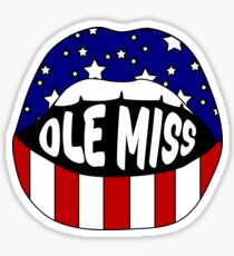Ole Miss Lips Sticker