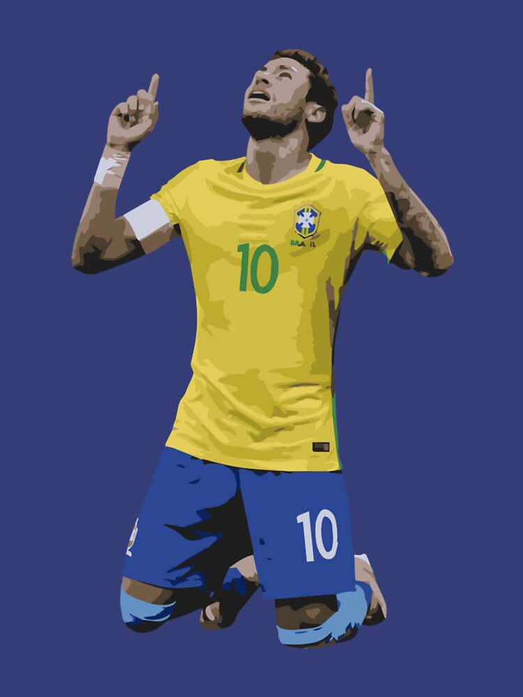 Neymar Jr- Brazil Legend Art Board Print for Sale by FootballArcade